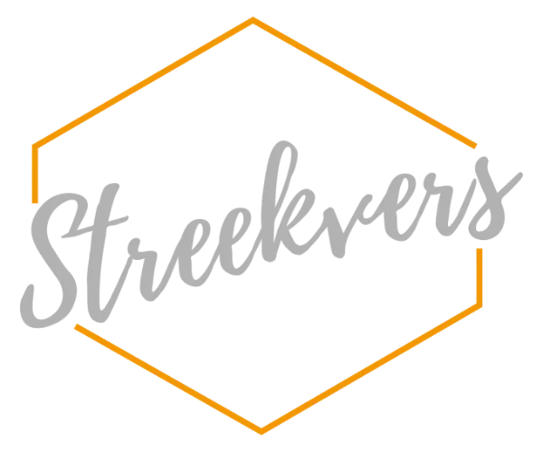 Streekvers logo met transpirante achterkant