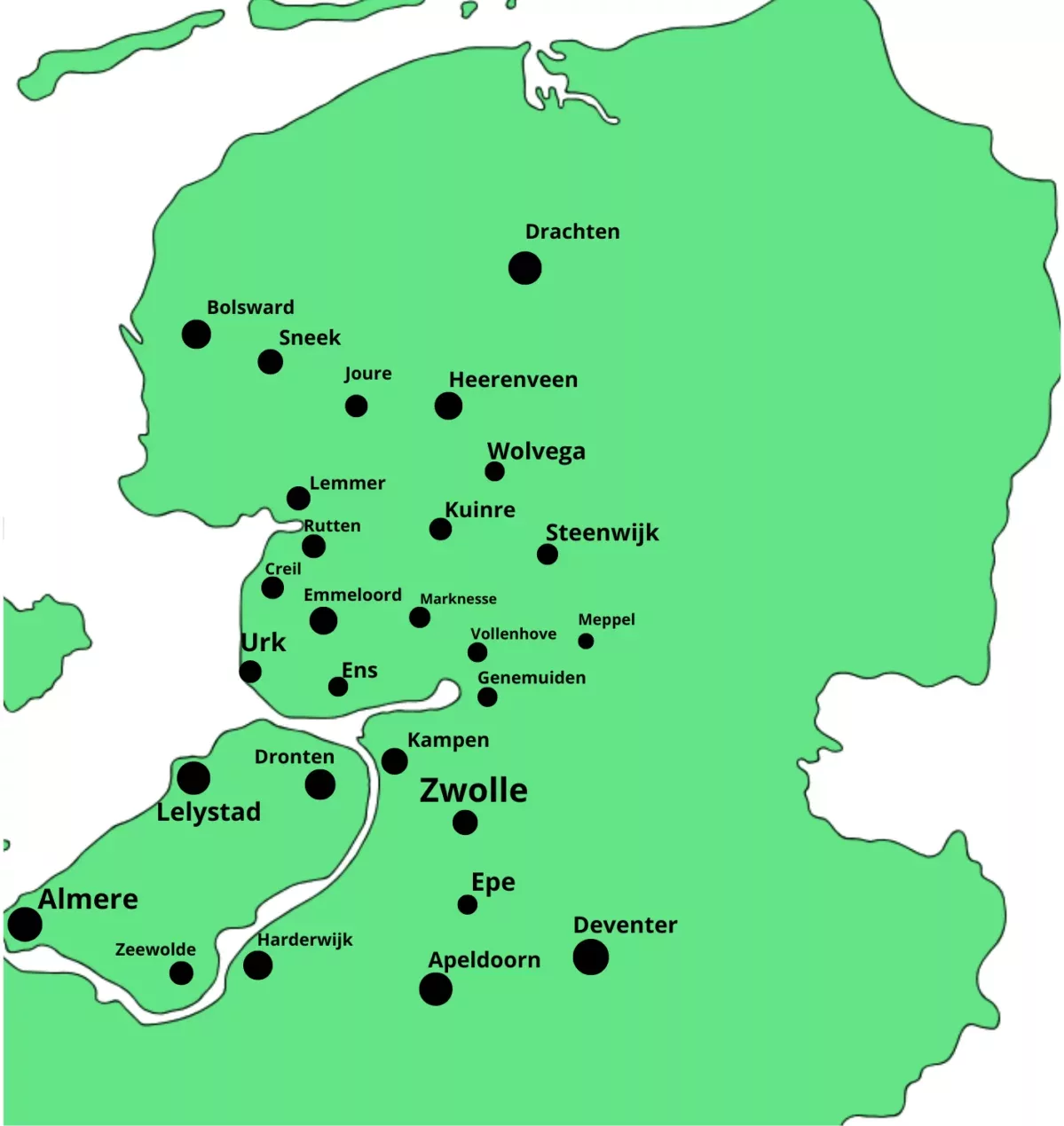 Bezorgplekken Bezorgplekken Streekvers